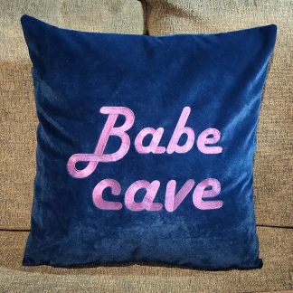 Pink Babe cave cushion cover