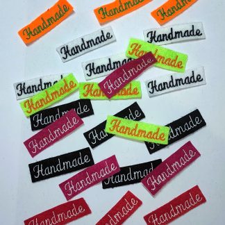 Handmade Long embroidery labels